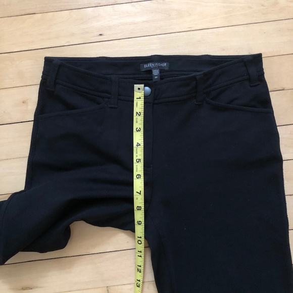 Eileen Fisher Straight-Leg Stretch Knit Pants - Picture 4 of 6